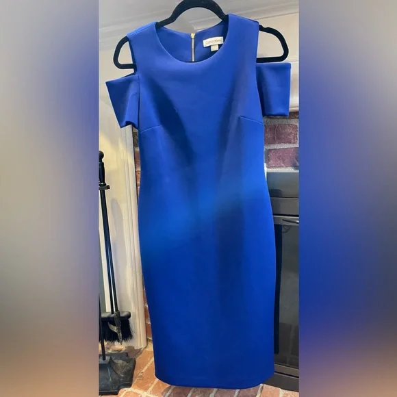 Calvin Klein Dresses | Royal Blue Calvin Klein Dress Size 8 New | Color: Blue | Size: 8 | Jesstsmith's Closet